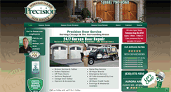 Desktop Screenshot of precisiongarage-door.com